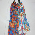 Wholesale fashion jacquard square silk shawl for dyeing
